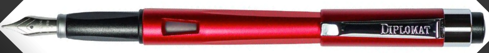 Diplomat Magnum Fountain Pen Burned Red