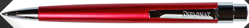 Diplomat Magnum Ballpoint Pen Burned Red