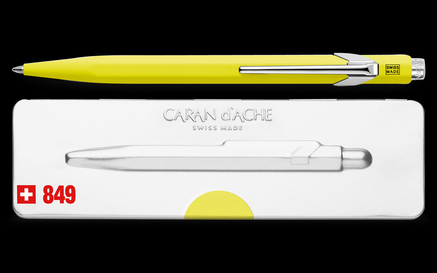 Caran d'Ache 849 Ballpoint Pen Fluorescent Yellow