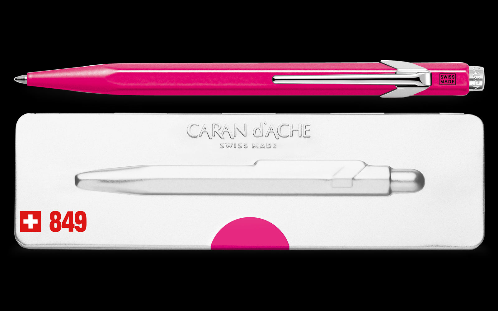 Caran d'Ache 849 Ballpoint Pen Fluorescent Pink