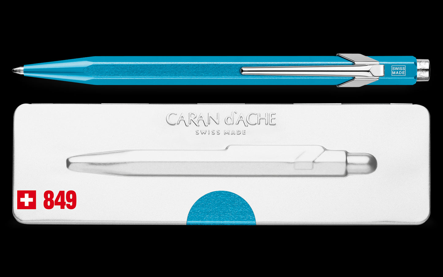 Caran d'Ache 849 Ballpoint Pen Turquoise