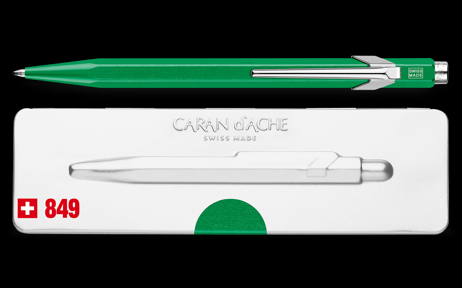 Caran d'Ache 849 Ballpoint Pen Green