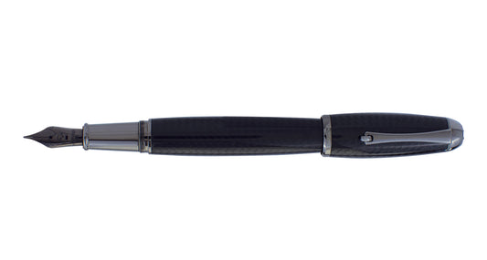 Monteverde Super Mega Carbon Fiber Gunmetal Fountain Pen