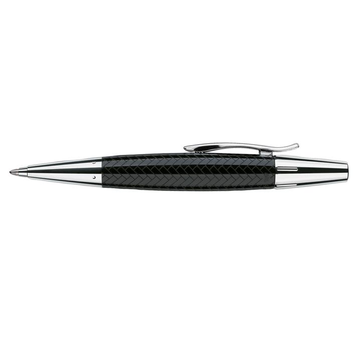 Faber-Castell E-Motion Parquet Black Resin Ballpoint