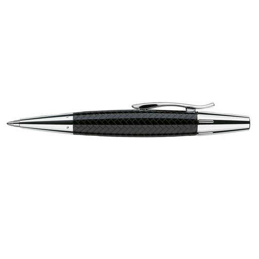 Faber-Castell E-Motion Parquet Black Resin Ballpoint