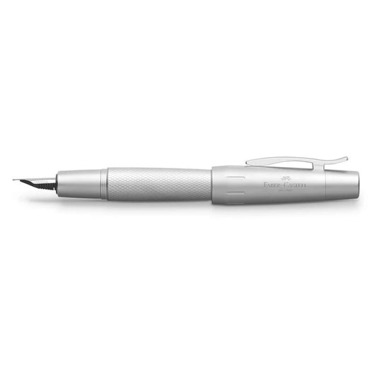 Faber-Castell E-Motion Pure Silver Fountain Pen