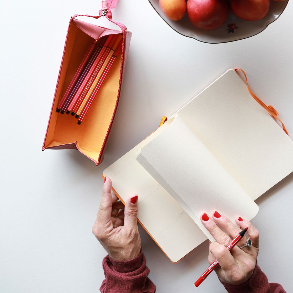 Rhodia Rhodiarama Pencil Box Orange