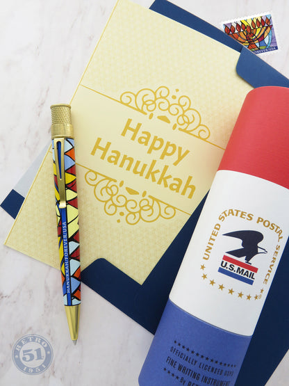 Retro 51 Tornado USPS Hanukkah 2022 Limited Edition Rollerball