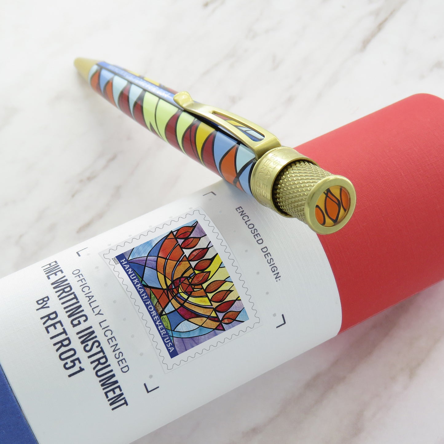 Retro 51 Tornado USPS Hanukkah 2022 Limited Edition Rollerball