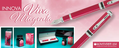 Monteverde Innova Viva Magenta Fountain Pen