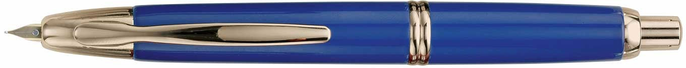 Pilot Vanishing Point Gold Accents Blue Fountain Pen