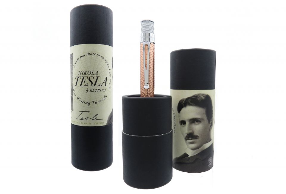 Retro 51 Nikola Tesla Vintage Metalsmith Tornado Roller Ball