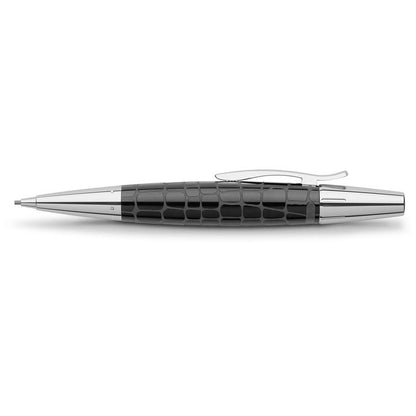 Faber-Castell E-Motion Crocodile Black Resin Mechanical Pencil