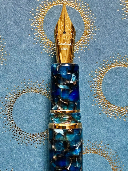 Esterbrook Estie Oversize Nouveau Bleu Gold Trim Fountain Pen