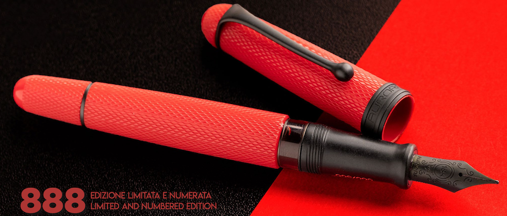 Aurora 88 Red Mamba Limited Edition Fountain Pen