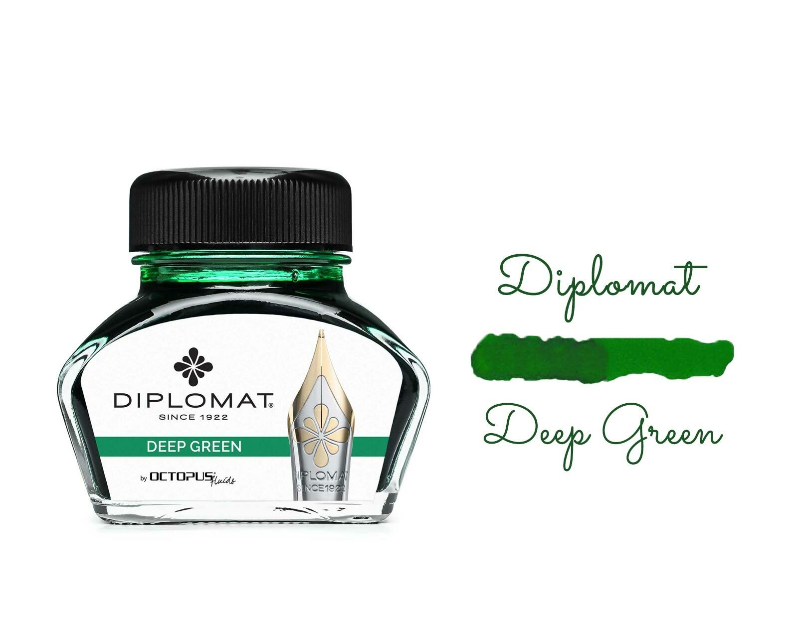 Diplomat Bottled Ink Deep Green 30mL