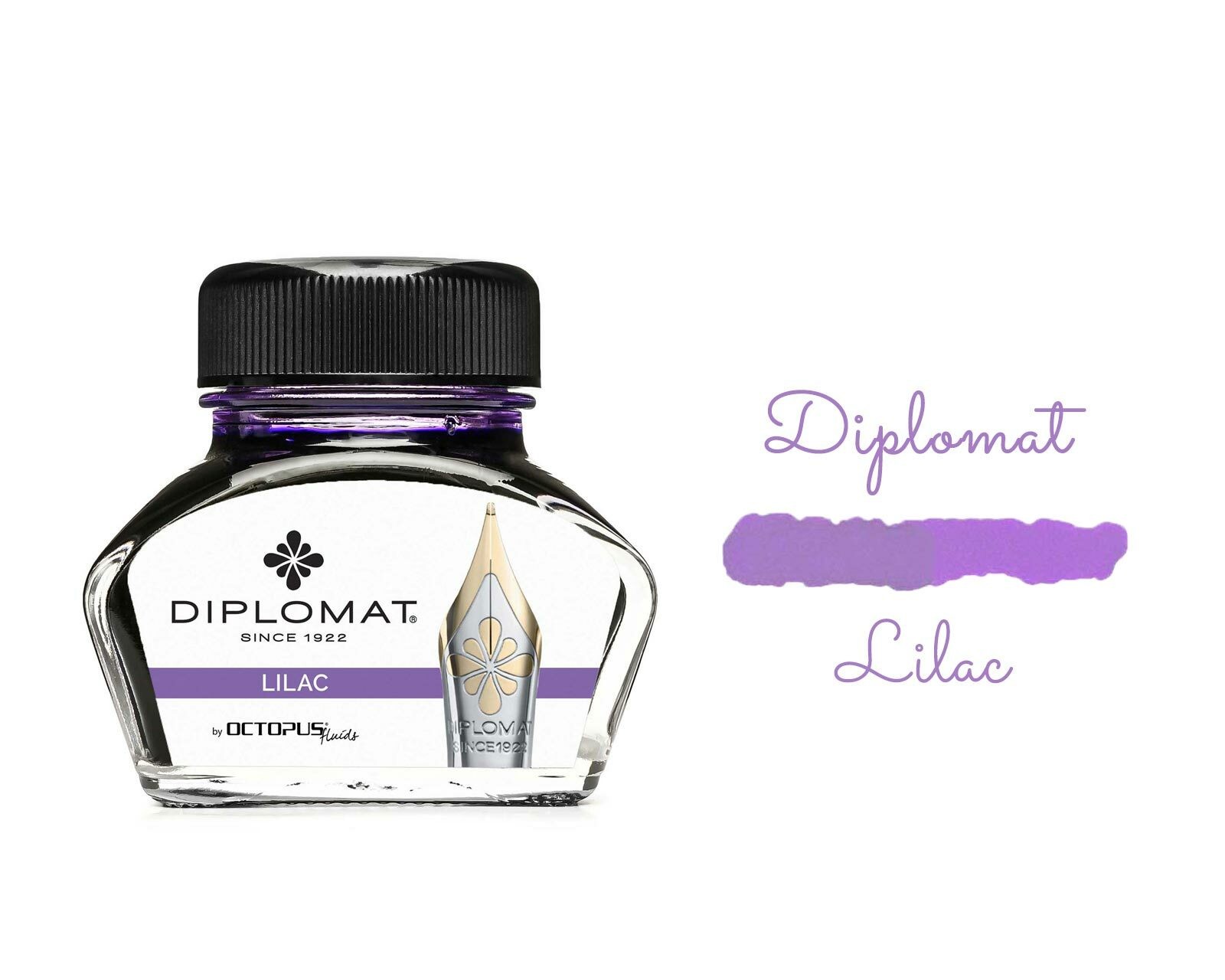 Diplomat Bottled Ink Lilac 30mL