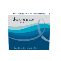 Waterman Serenity Blue large size standard cartridges 